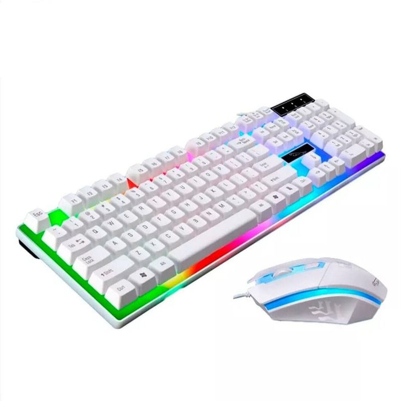 GENERICO - COMBO TECLADO Y MOUSE GAMER RGB LAPTOP