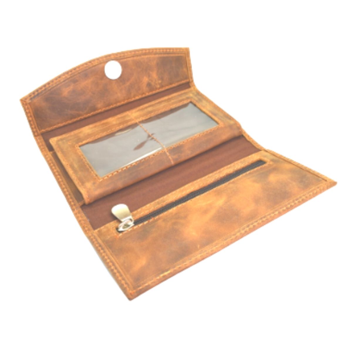 AVACANAO - Billetera Larga Cuero Mujer Animal Print