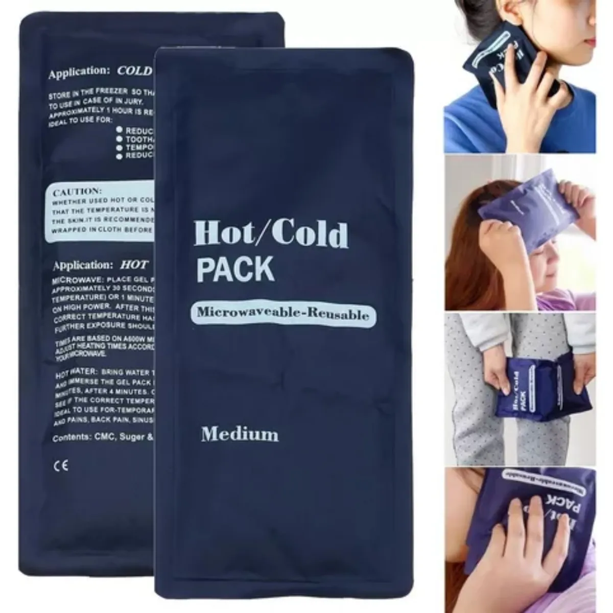 OEM - Gel Frio Calor Para Golpes Y Lesiones Terapia Reutilizable