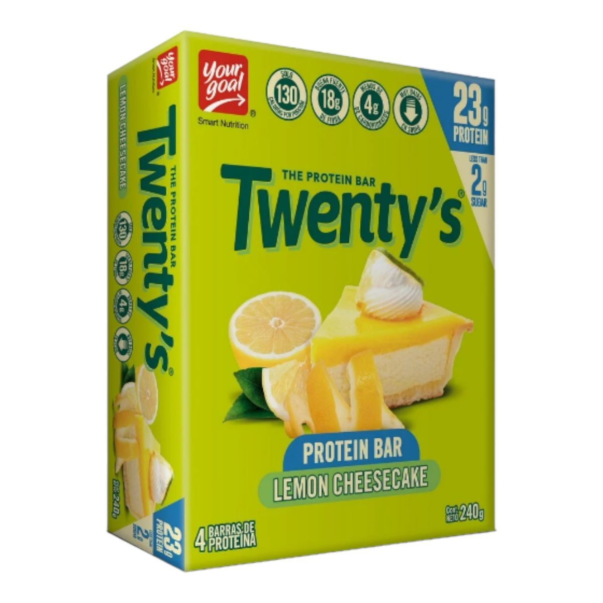 YOURGOAL - 4 BARRAS TWENTYS LEMON CHEESECAKE - YOUR GOAL