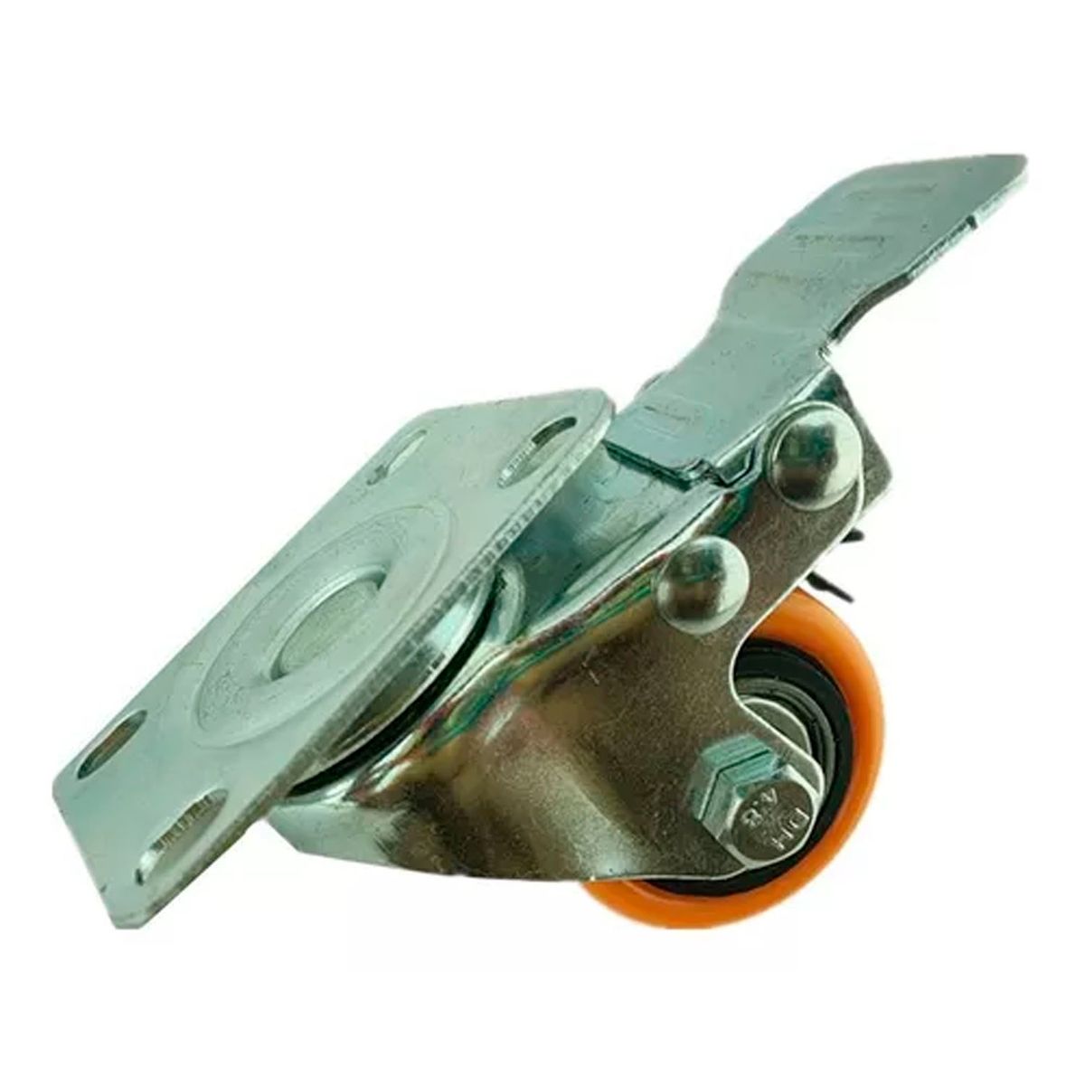 GENERICO - Rueda Naranja Giratoria 1.5 Pulgadas