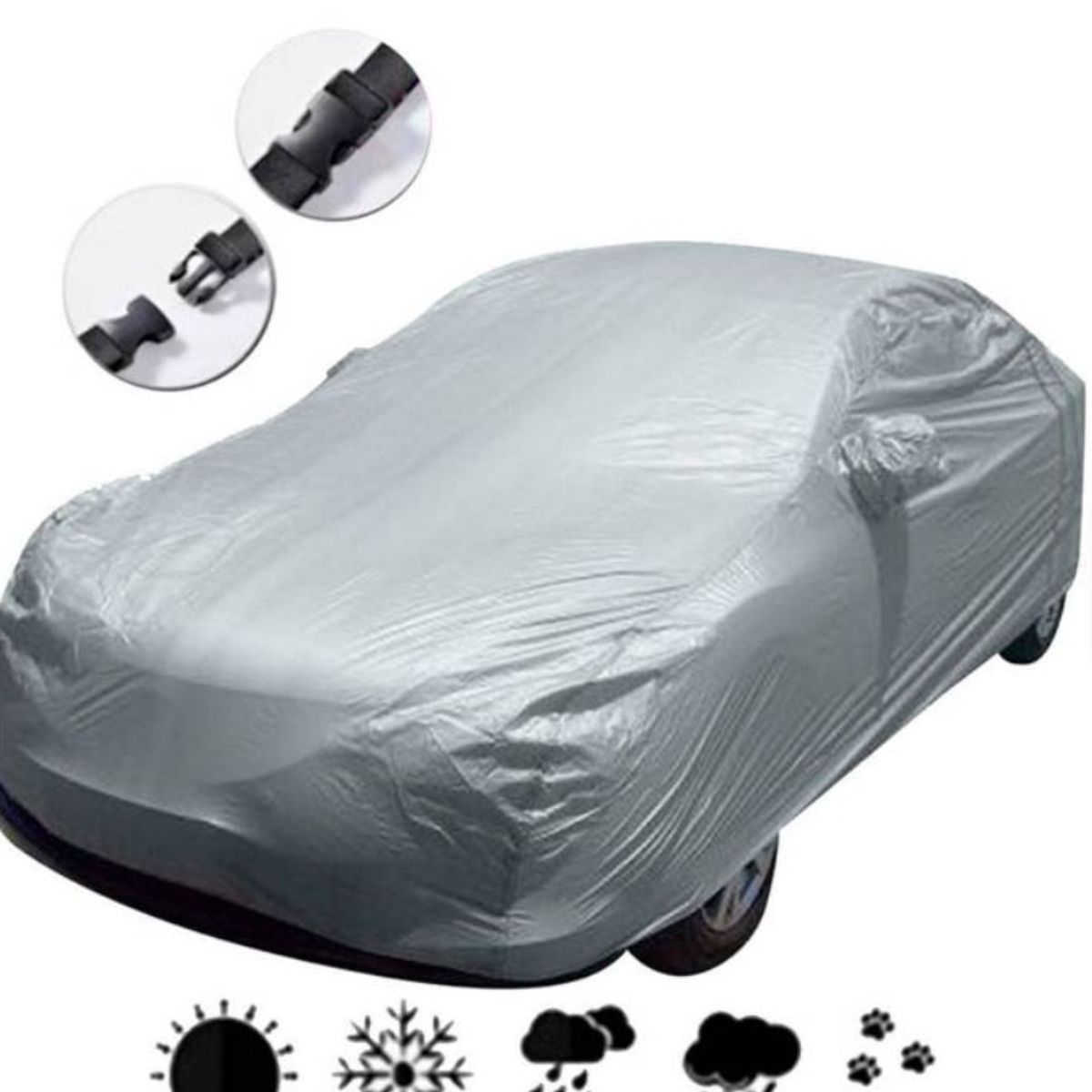 GENERICO - Carpa Funda Para Autos Cubre Sol y Agua Talla XXL