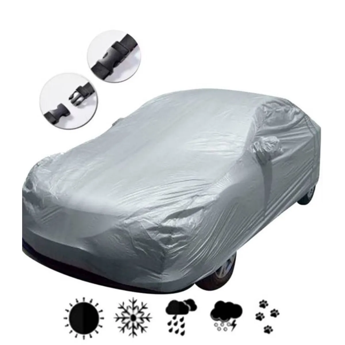 GENERICO - Carpa Funda Para Autos Cubre Sol y Agua Talla XXL