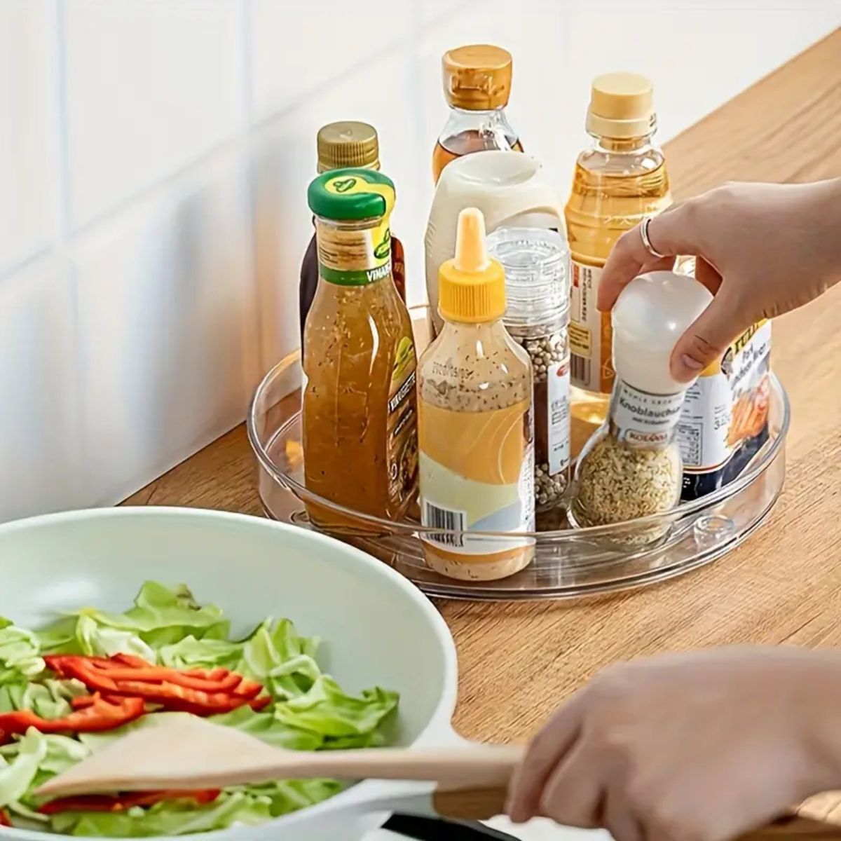 SANTU HOME & DECO - Bandeja Giratoria Organizadora