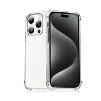 Carcasa para iPhone 15 Pro Max Transparente Reforzada Antigolpes