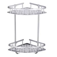 Organizador Para Ducha Estante Esquinero 2 Niveles Multiuso