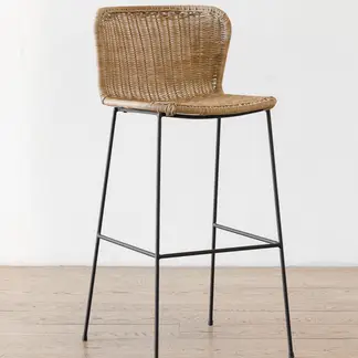 AMOBLE - Taburete Golfet Natural Alto Amoblé.