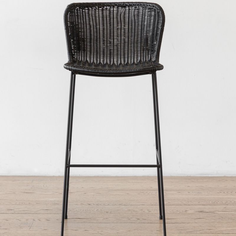 AMOBLE - Taburete Golfet Negro Alto Amoblé