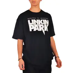 ROCK OFF OFFICIALLY LICENSED PRODUCTS - Polera original de Linkin Park con diseño de Minutes to Midnight