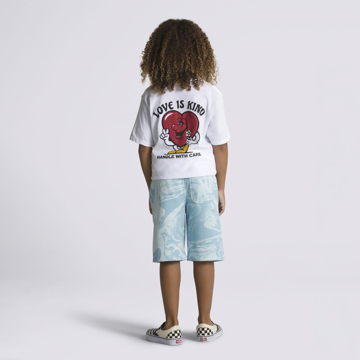VANS - Short Marble Fleece Short Celeste Niño VANS