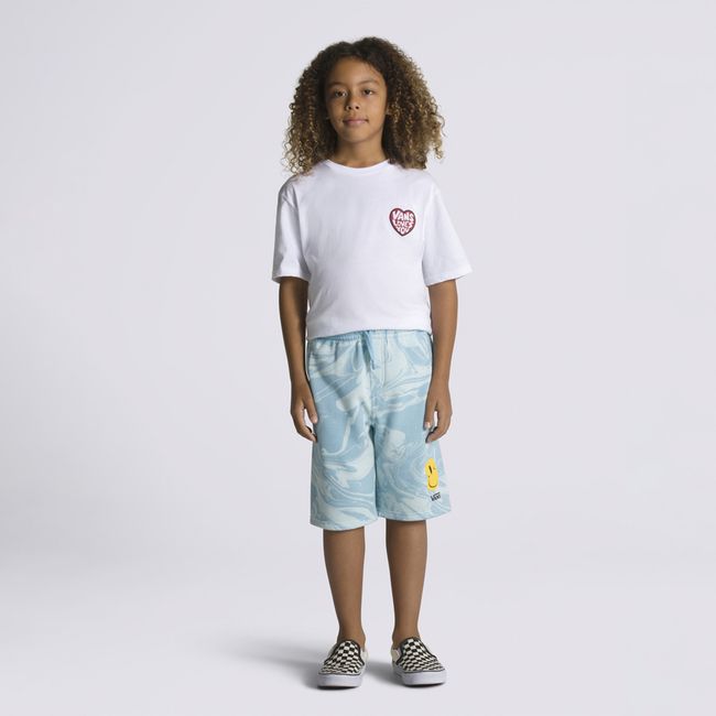 VANS - Short Marble Fleece Short Celeste Niño VANS