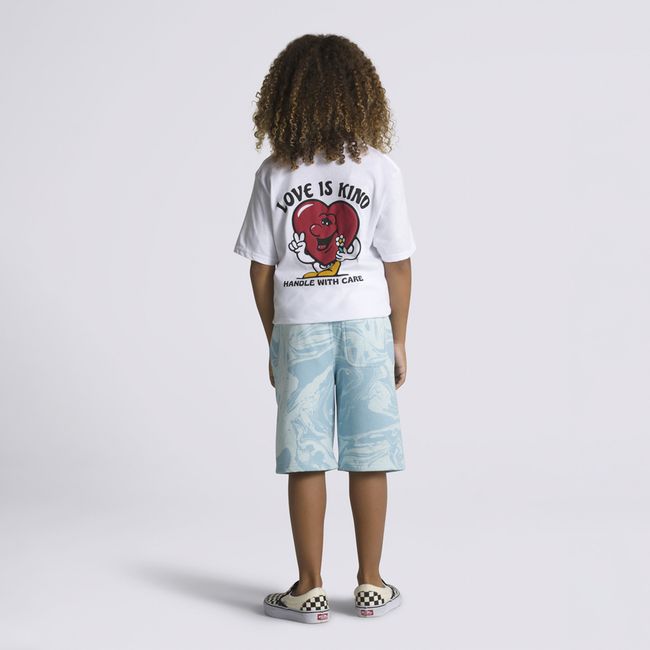 VANS - Short Marble Fleece Short Celeste Niño VANS