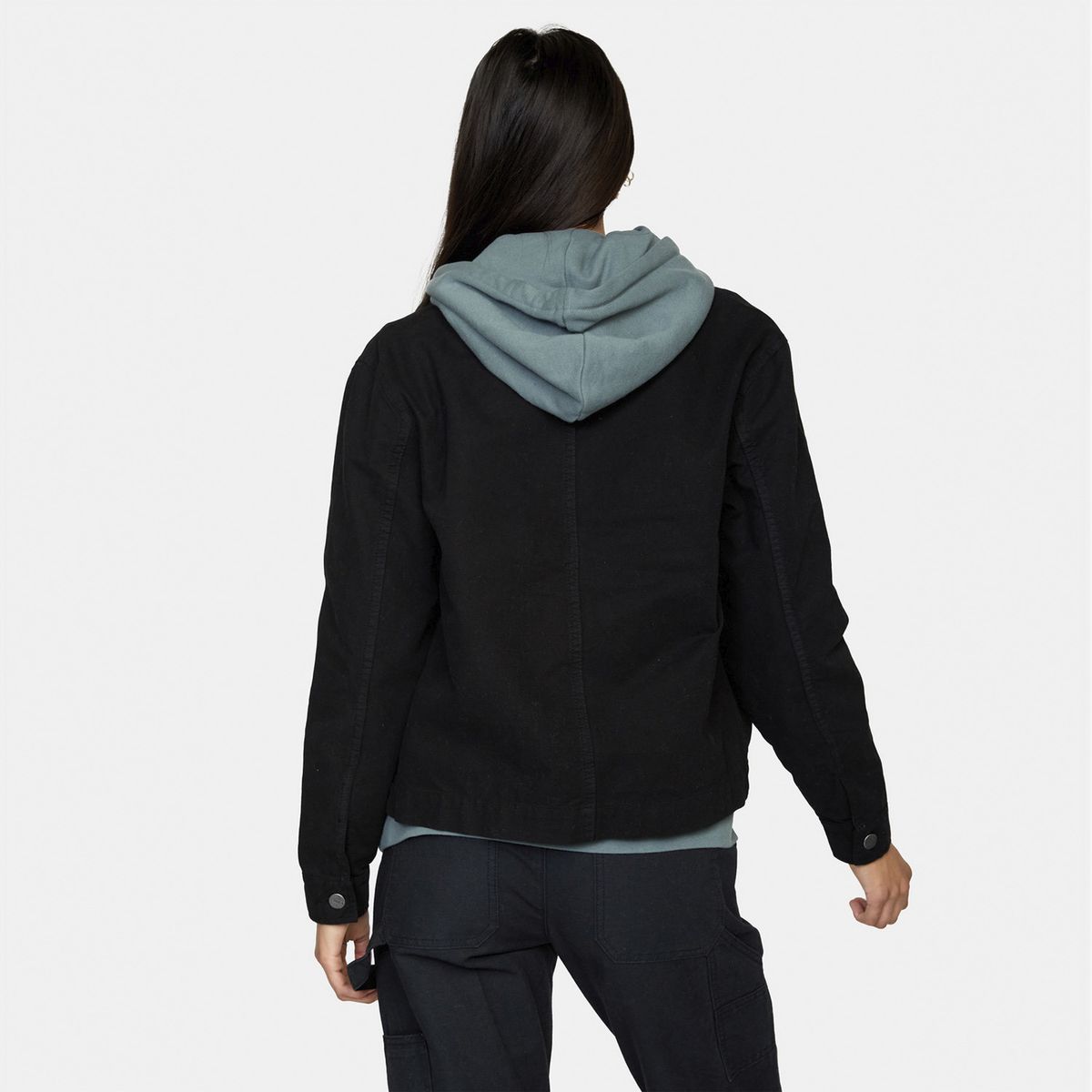 RVCA - Chaqueta Mujer Recession Coat Jckt Negro RVCA