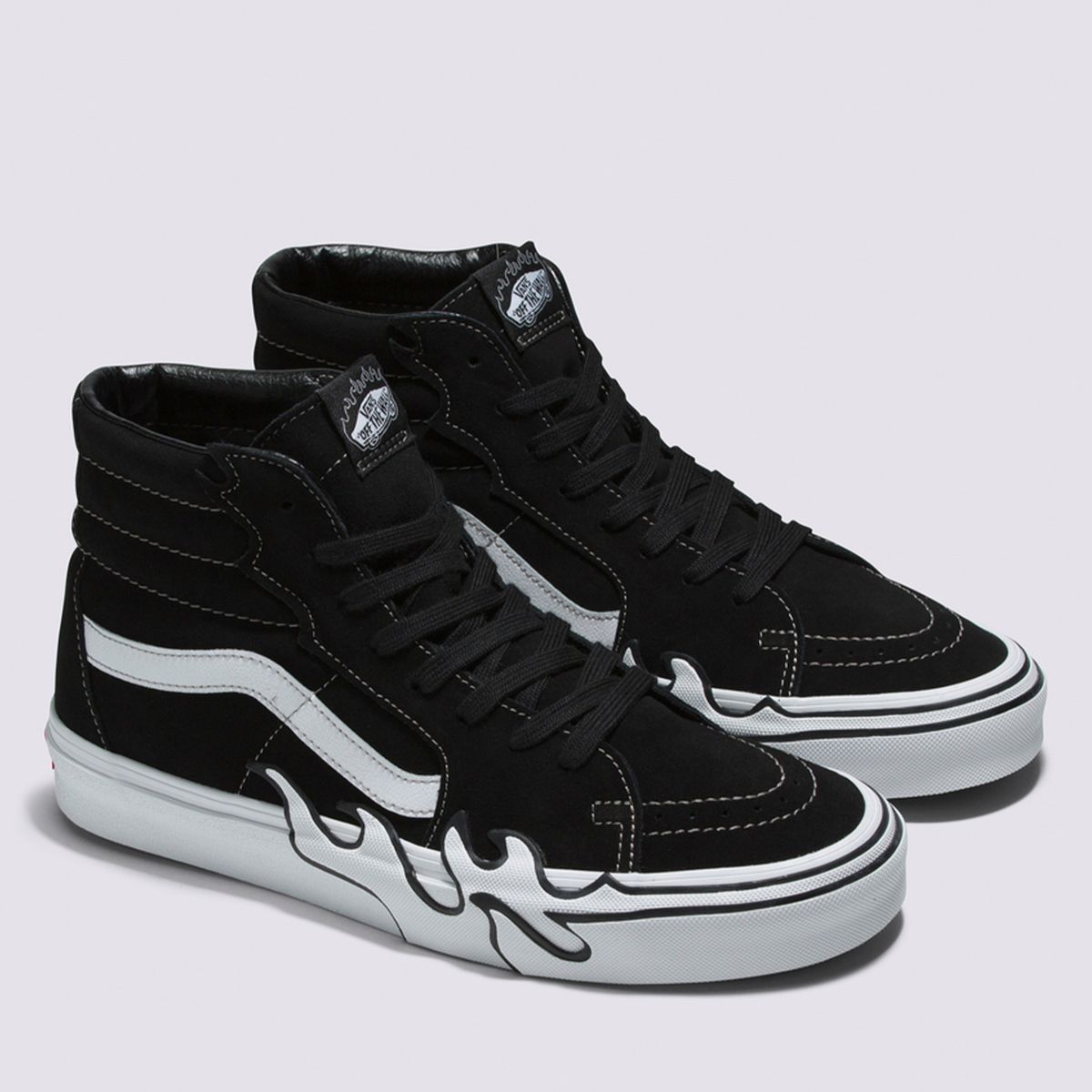 VANS - Zapatilla Con Caña Sk8-Hi Flame Negro Unisex VANS