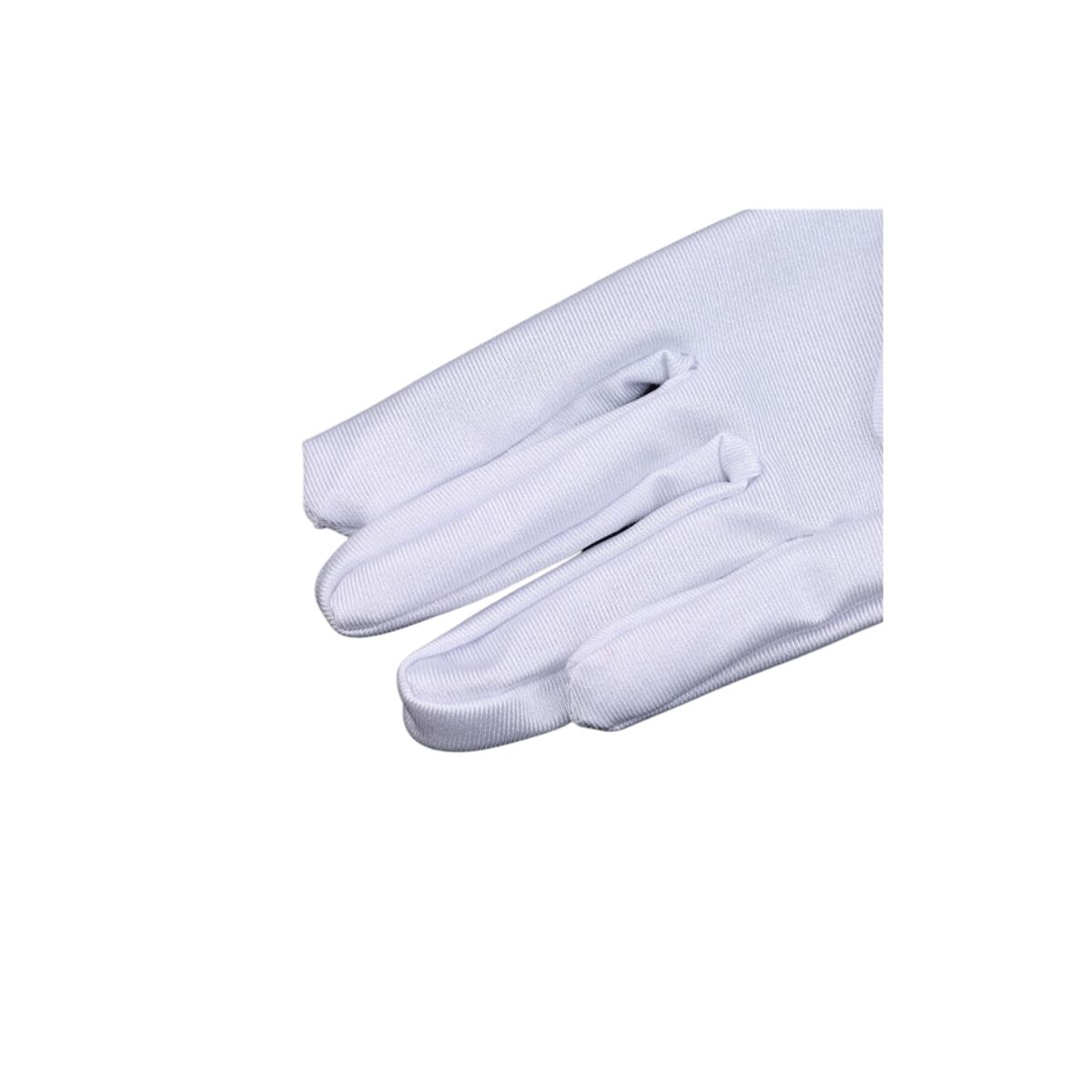 GENERICO - Guantes Largos Cosplay Disfraz Halloween 45cm Blanco