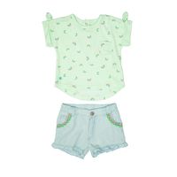 Conjunto Bebé Niña Menta