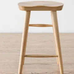 AMOBLE - Taburete Petri Bajo Natural Amoblé