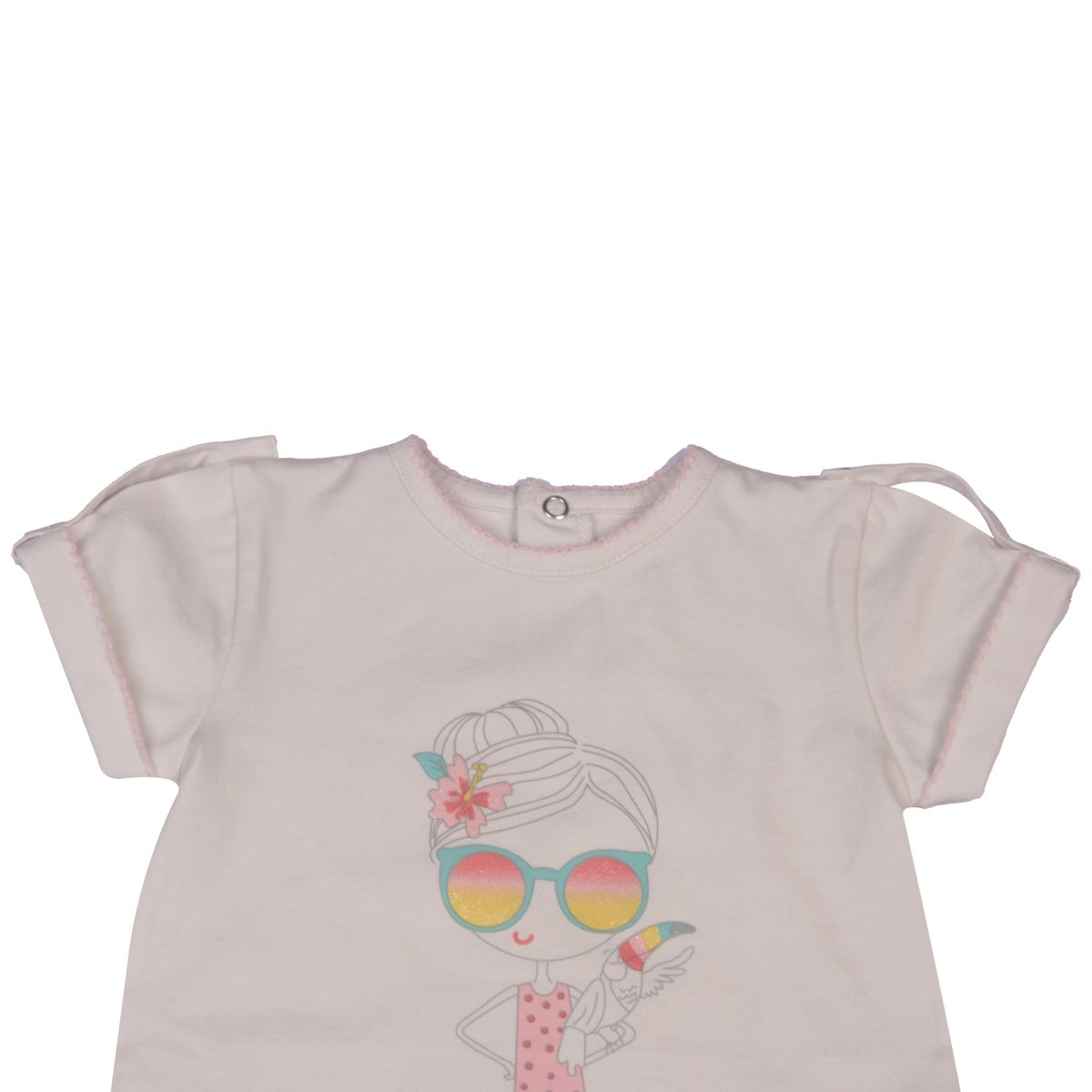 PILLIN - Conjunto Bebe Niña Blanco Pillin PILLIN