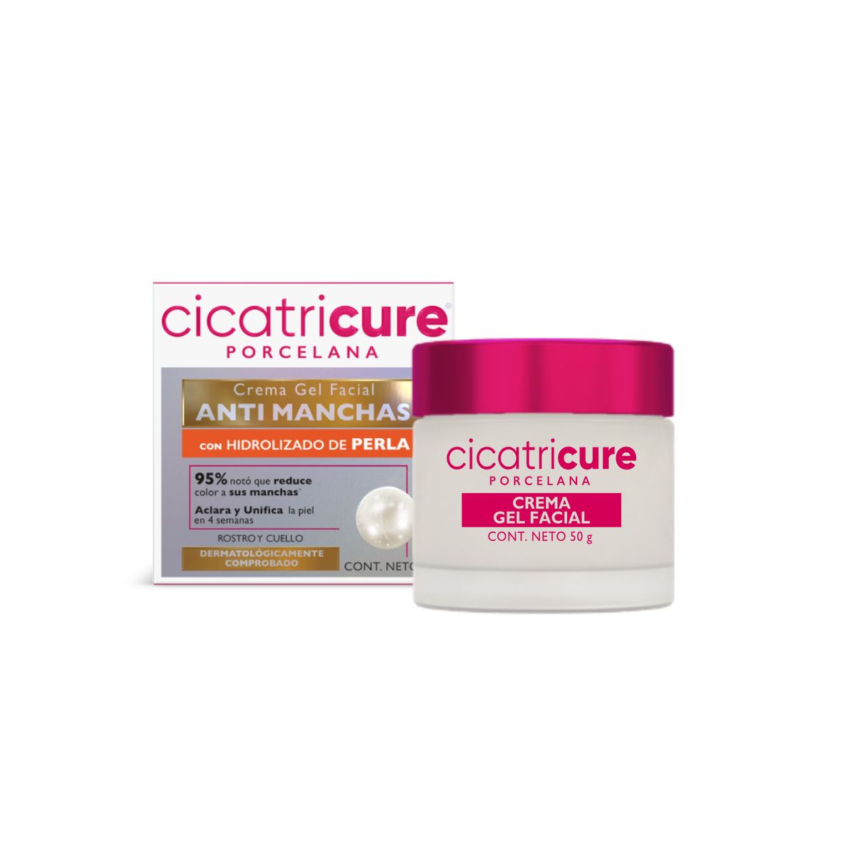 CICATRICURE - Cicatricure Porcelana Crema Gel Facial 50Gr