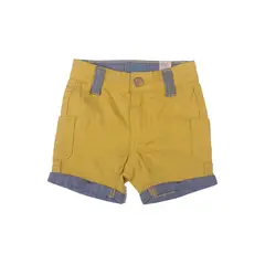 PILLIN - Bermuda Bebe Niño Amarillo