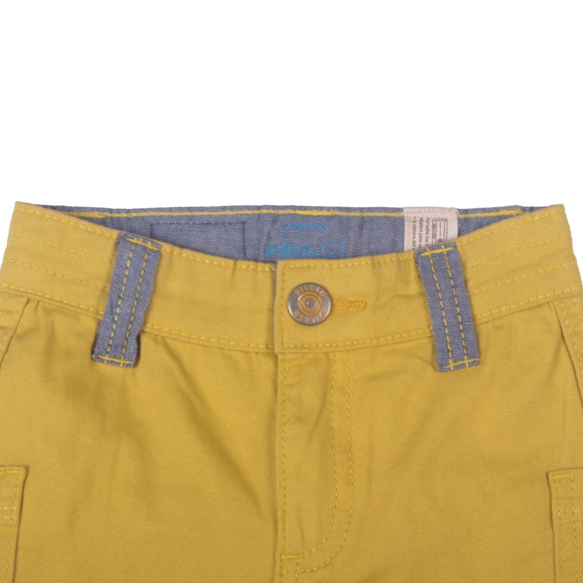 PILLIN - Bermuda Bebe Niño Amarillo Pillin PILLIN