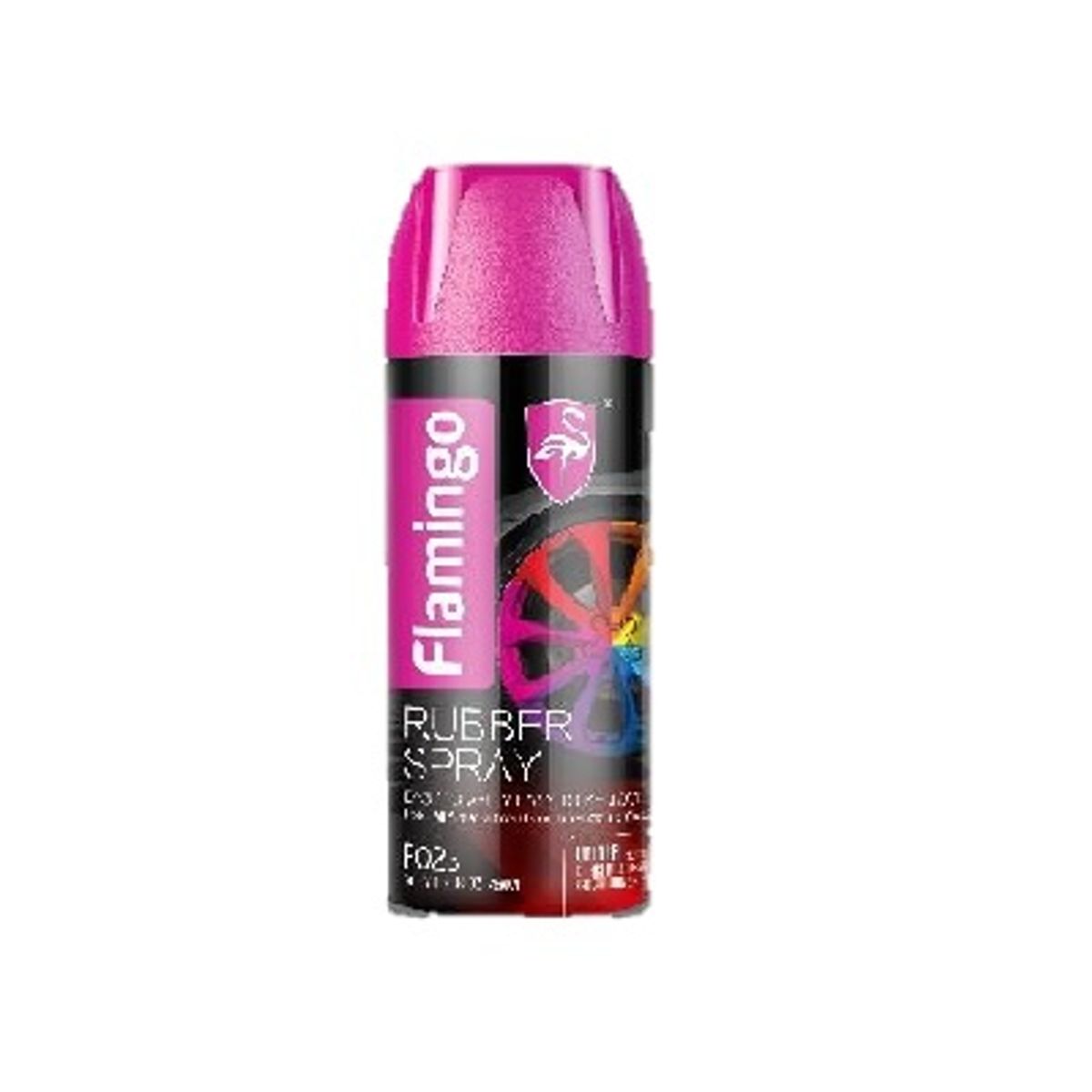 FLAMINGOS - Pintura Spray Removible Llantas 450 ML – Negro BrillantePintura Spray Removible Llantas 450 ML – Negro Brillante
