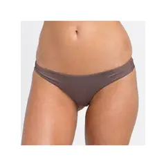 RVCA - BIKINI CALZÓN SOLID CHEEKY CAFÉ