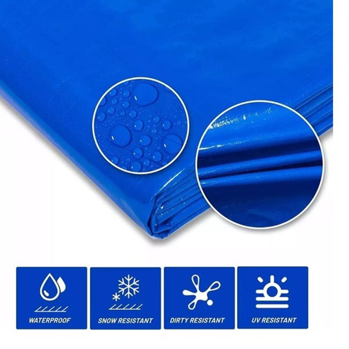 GENERICO - Carpa Lona Cobertor Multiusos Impermeable 10 X 15 Metros