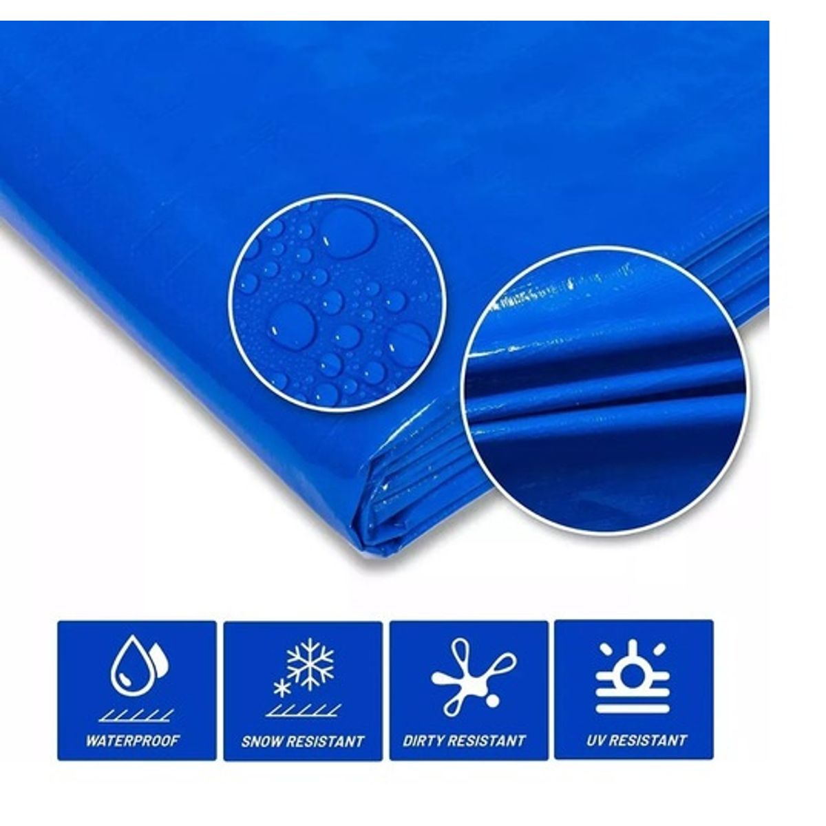 GENERICO - Carpa Lona Cobertor Multiusos Impermeable 10 X 15 Metros