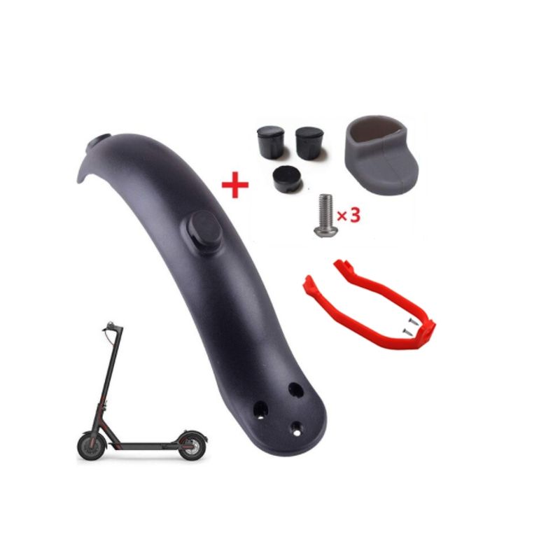 GENERICO - Tapabarros Guardabarro Trasero Scooter Xiaomi M365  Soporte