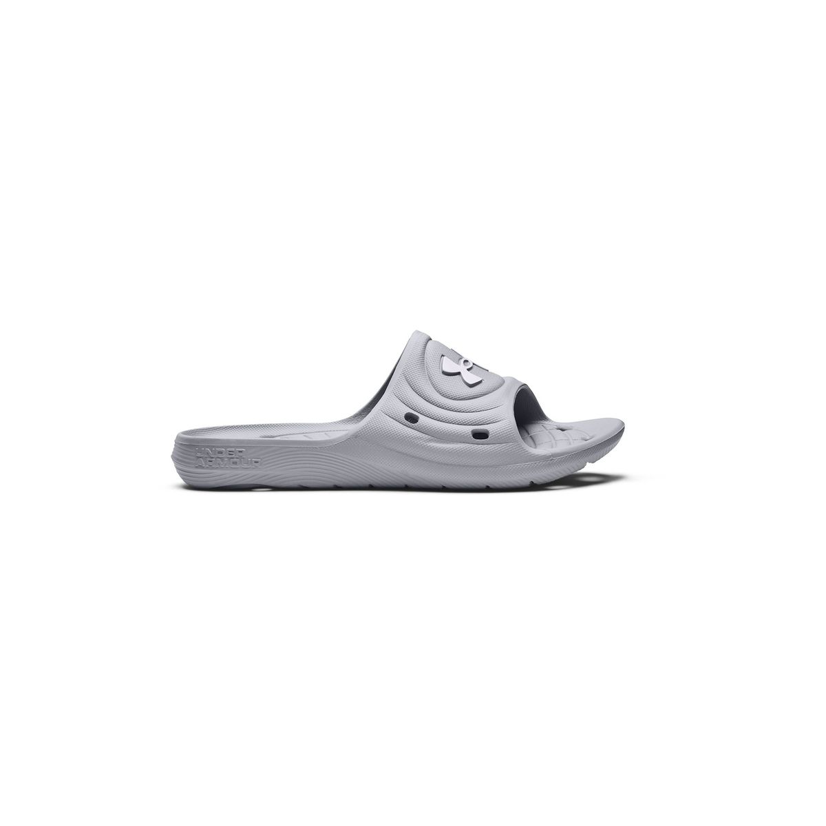 UNDER ARMOUR - Sandalia UA Locker IV para hombre Gris UNDER ARMOUR