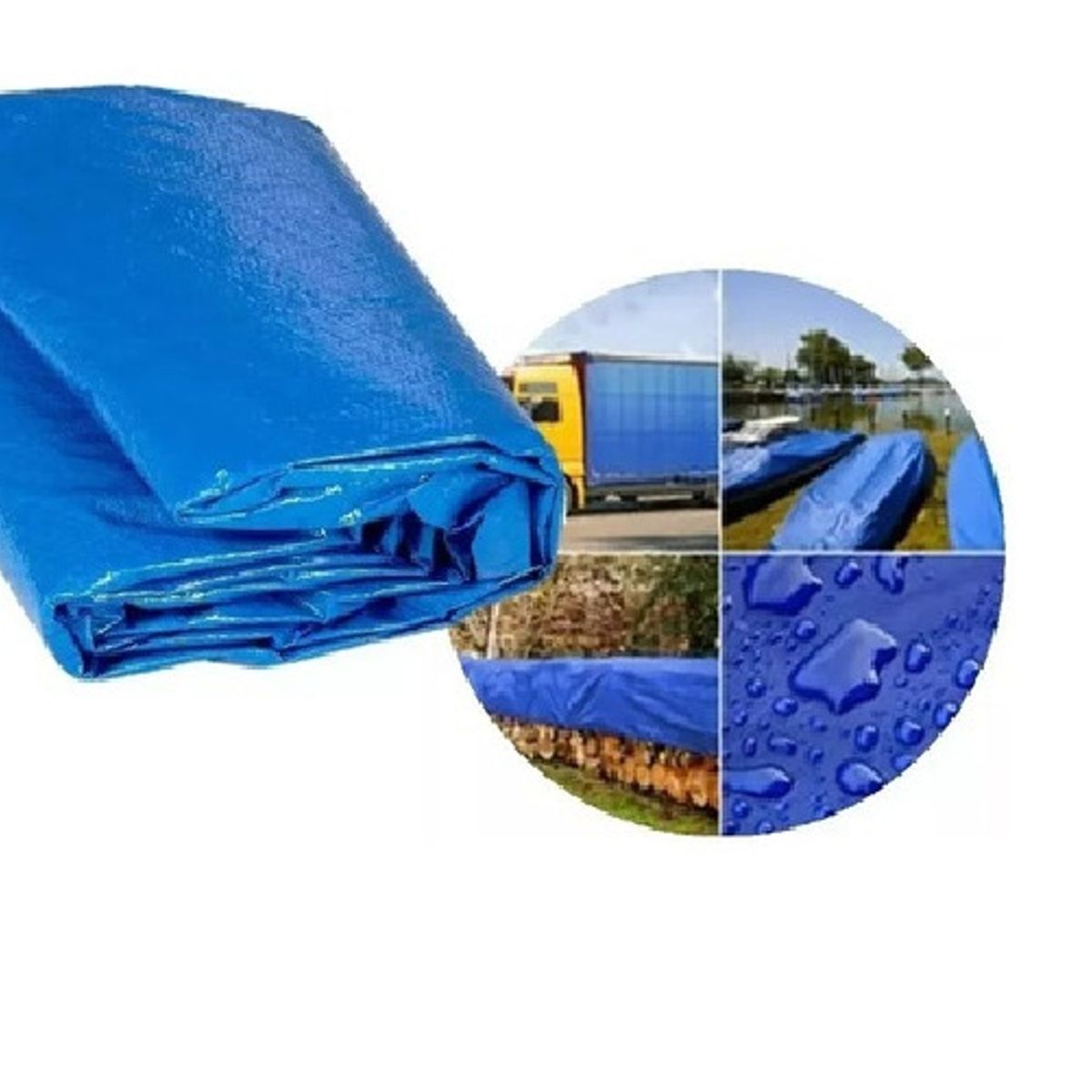 GENERICO - Carpa Lona Cobertor Multiusos Impermeable 10 X 12 Metros