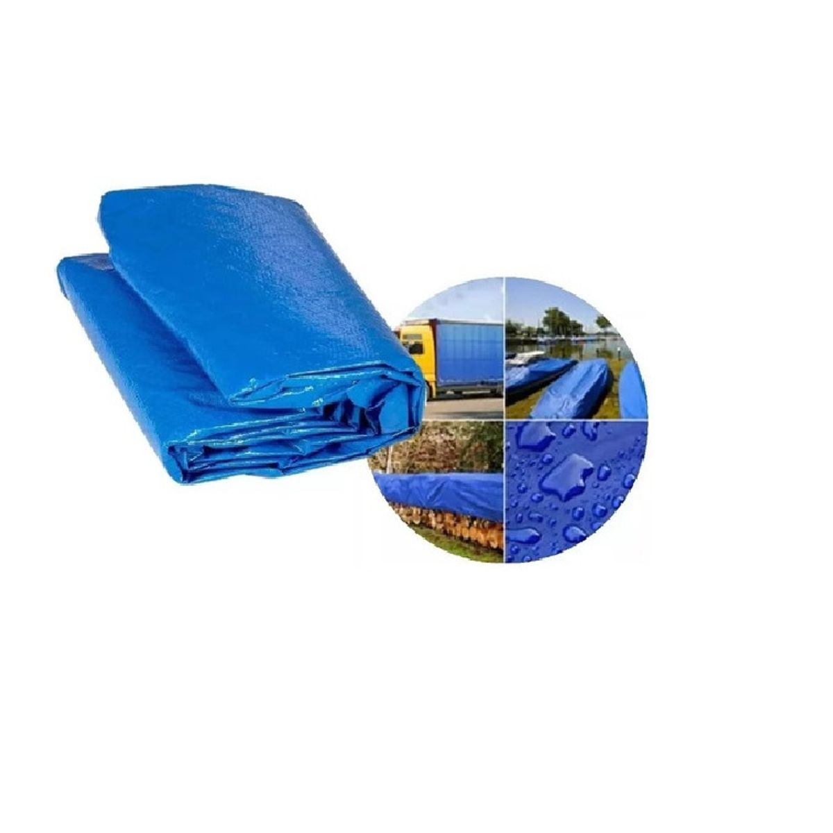 GENERICO - Carpa Lona Cobertor Multiusos Impermeable 10 X 12 Metros