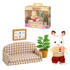 SYLVANIAN FAMILIES - Set De Sofa Frasier Conejo Chocolate -