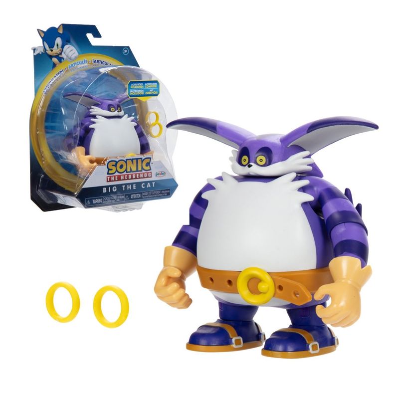 SONIC - Figura Sonic 10Cm Modern Big The Cat Con Anillos