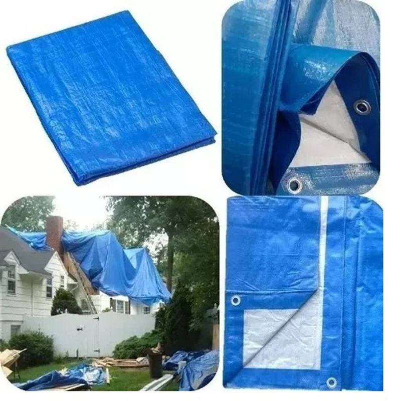 GENERICO - Carpa Lona Cobertor Multiusos Impermeable 4 X 5 Metros