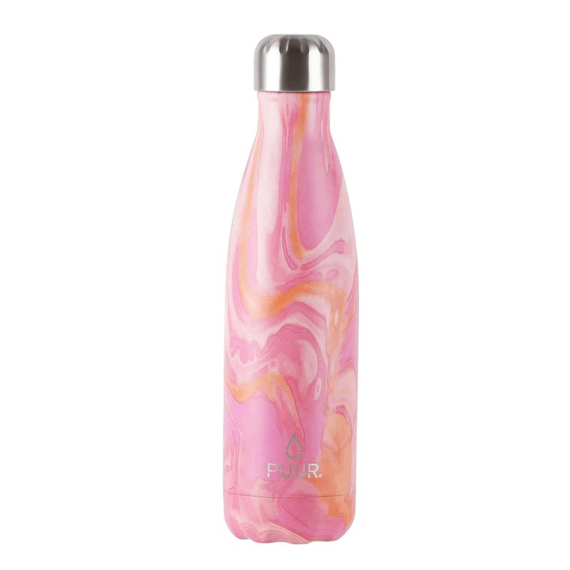 PUUR - Botella Térmica Puur Bottle Rose Marble 500 ml