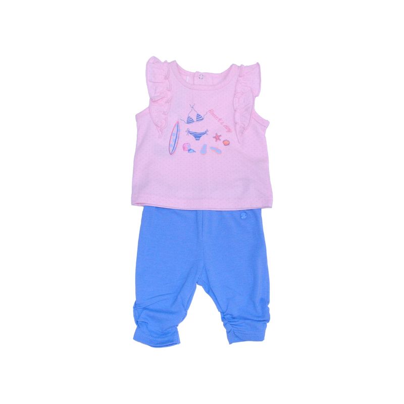 PILLIN - Conjunto Bebe Niña Rosado Pillin PILLIN