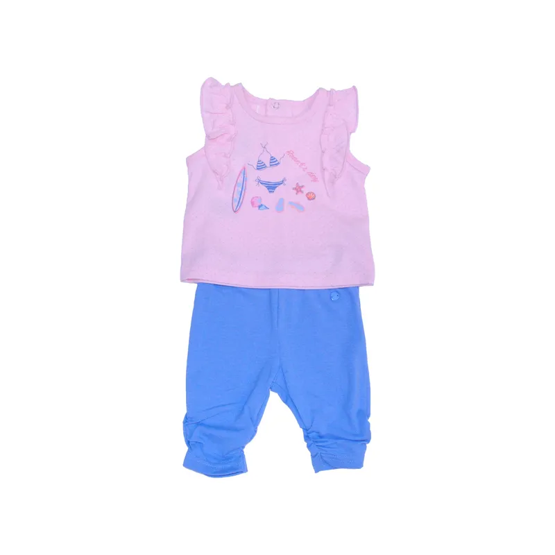 PILLIN - Conjunto Bebe Niña Rosado Pillin PILLIN