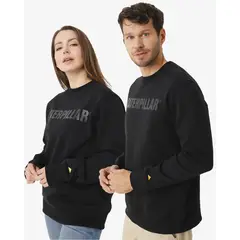 CAT - Polerón Caterpillar Logo Cre Negro Unisex