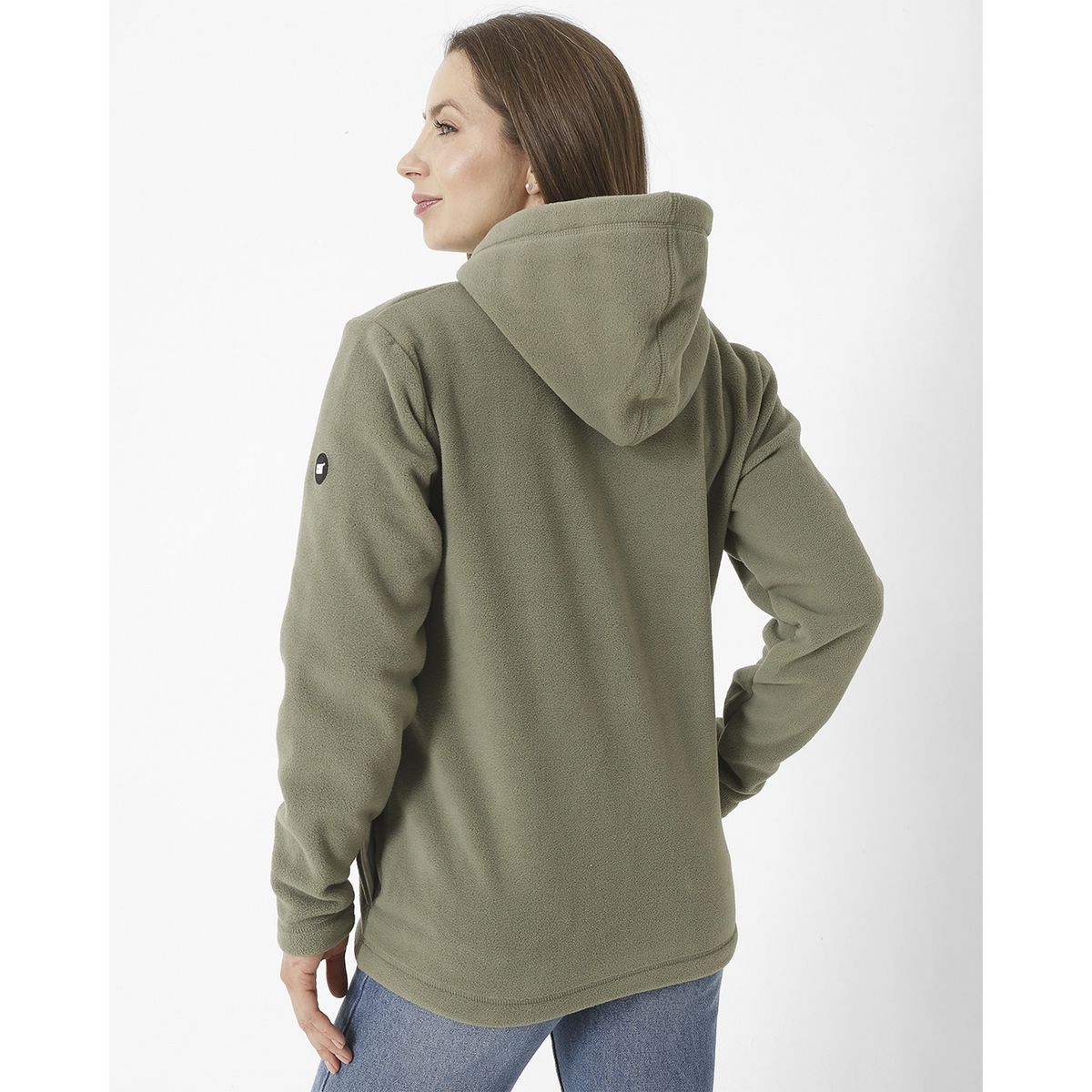 CAT - Polar W Full Zip Polar Fle Gris Mujer CAT