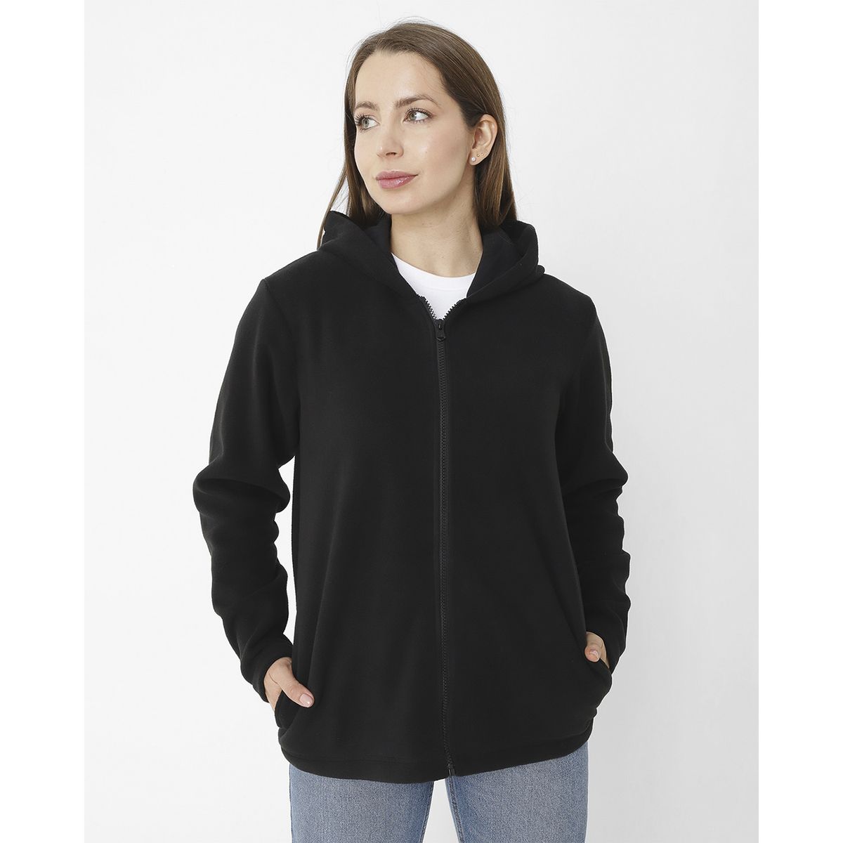 CAT - Polar W Quarter Zip Polar Negro Mujer CAT