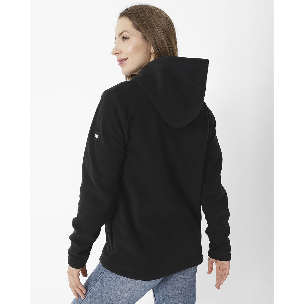 CAT - Polar W Quarter Zip Polar Negro Mujer CAT