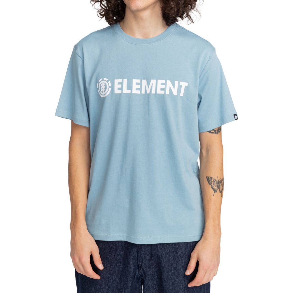 ELEMENT - Polera M/C Blazin Ss M Tees Celeste Hombre ELEMENT