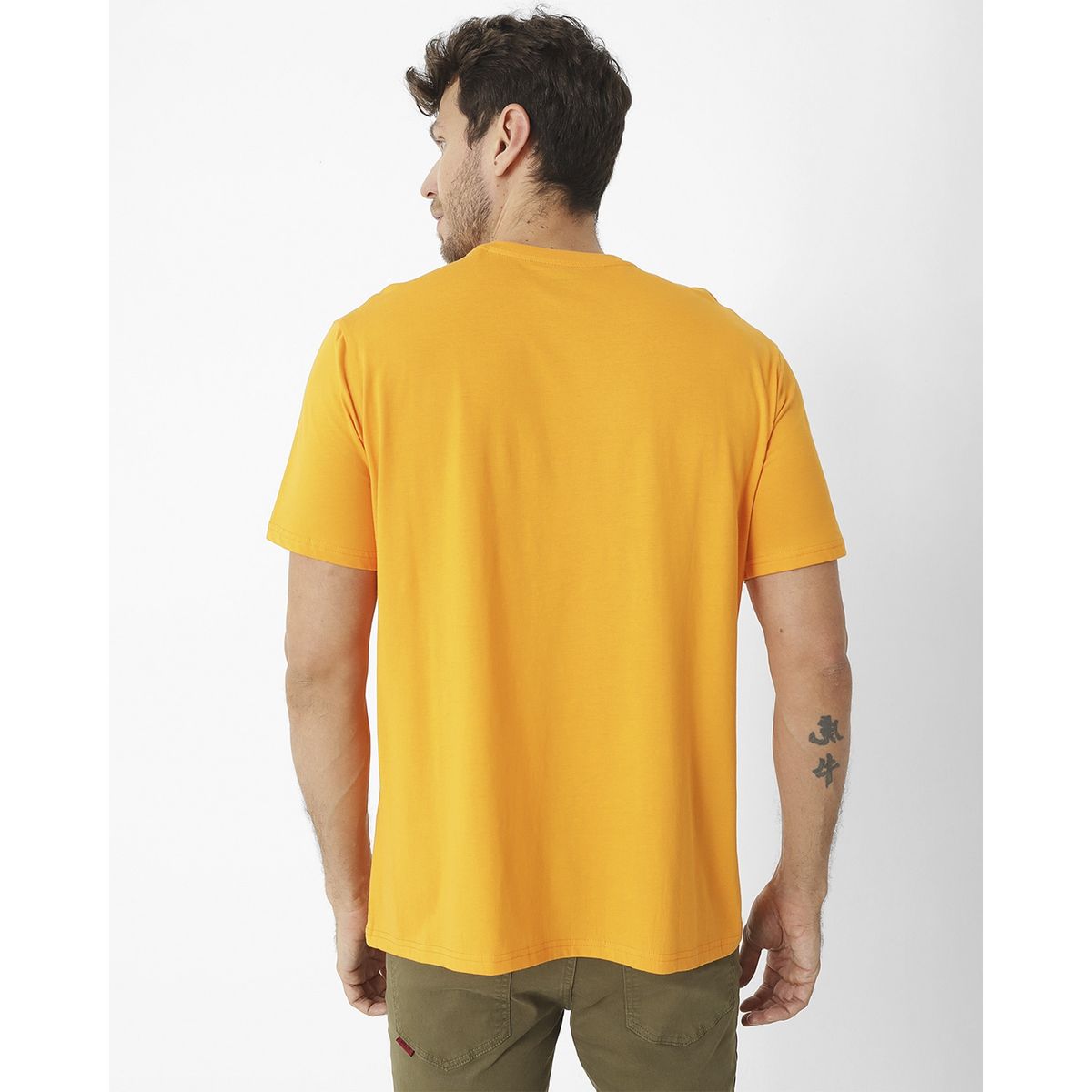 CAT - Polera M/C The Road Ahead Graph Naranja Hombre CAT