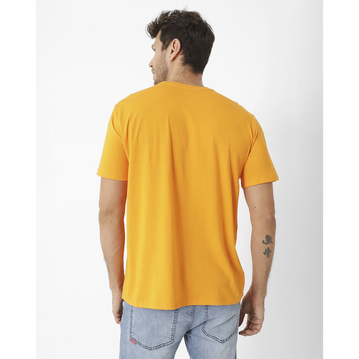 CAT - Polera M/C The Road Ahead Gra 3 Naranja Hombre CAT