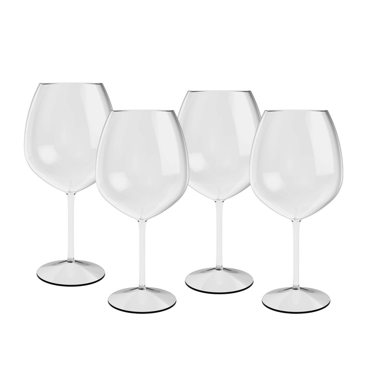 OU - Pack 4 Copas Vino 750 Ml Transparente OU