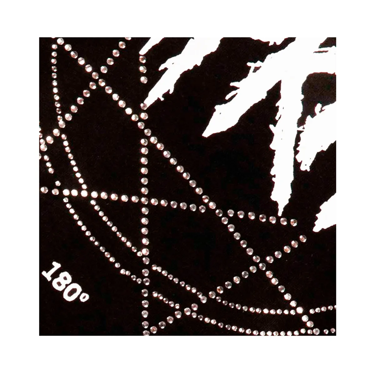 ROCK OFF OFFICIALLY LICENSED PRODUCTS - Polera original Slipknot con decoraciones de diamantes en Pentagrama