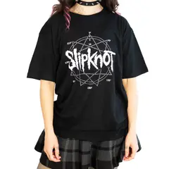ROCK OFF OFFICIALLY LICENSED PRODUCTS - Polera original Slipknot con decoraciones de diamantes en Pentagrama