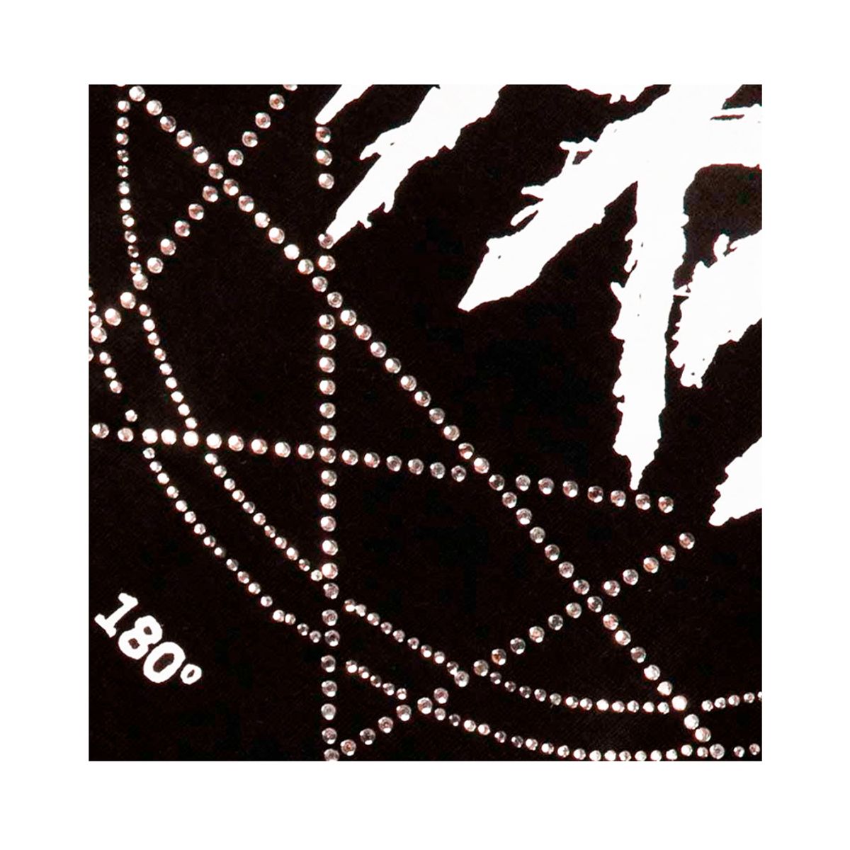 ROCK OFF OFFICIALLY LICENSED PRODUCTS - Polera original Slipknot con decoraciones de diamantes en Pentagrama